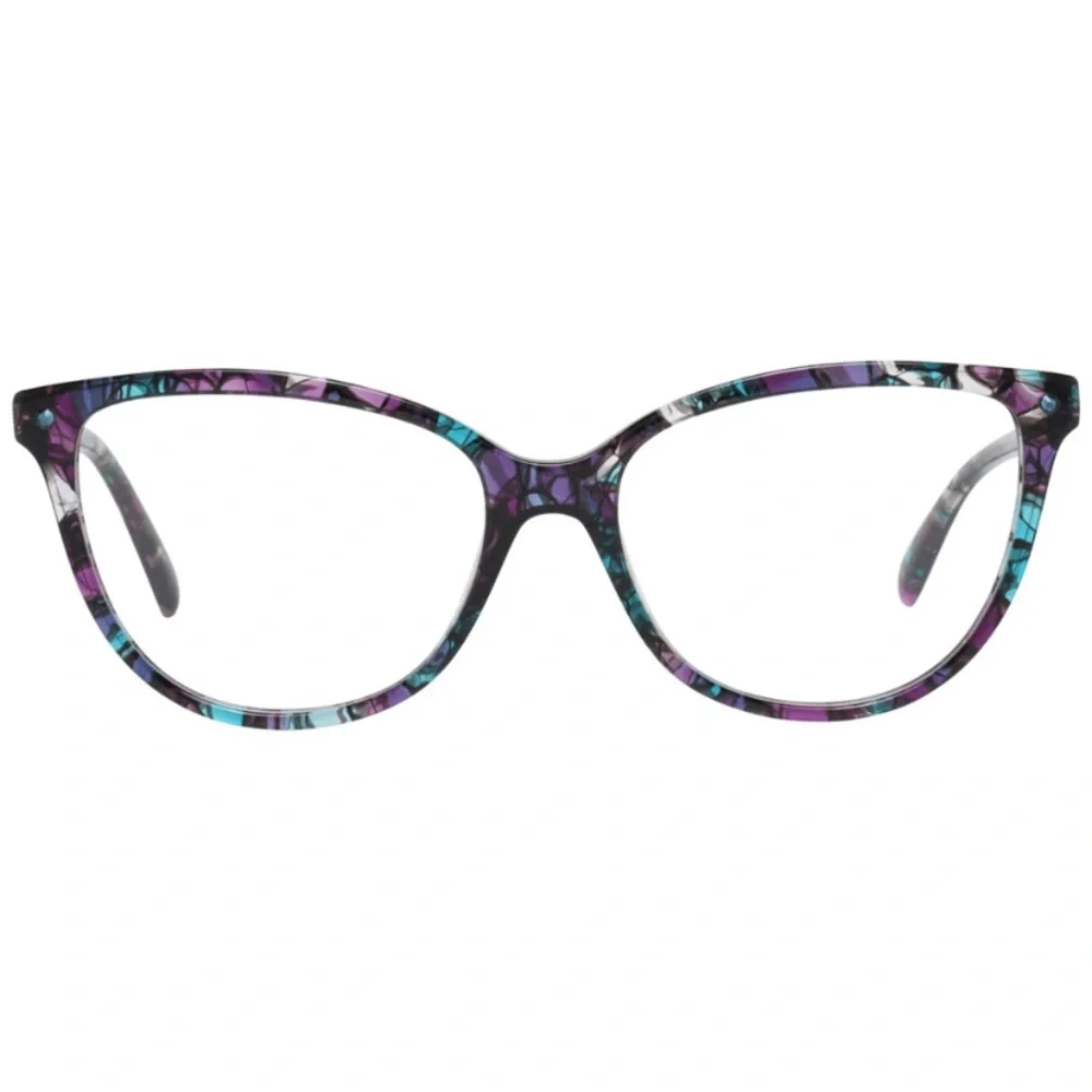 EMILIO PUCCI OPTICAL FRAMES GORGEOUS MULTI COLOR PRINT BLACK BLUE PURPLE 54MM